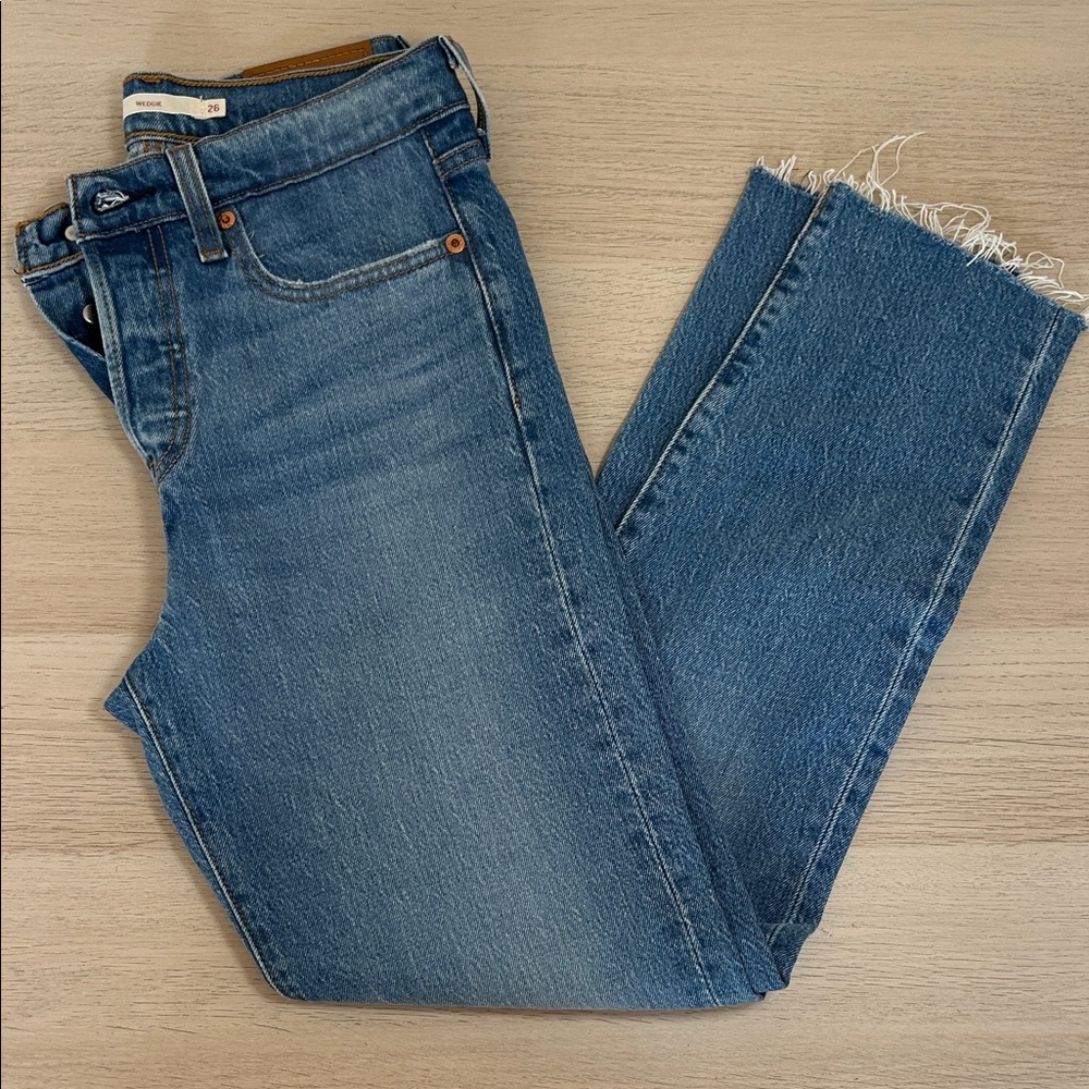Levi's Blue Ankle Jeans